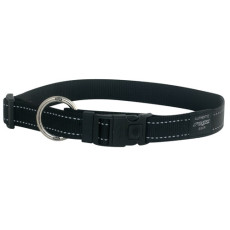 Rogz Utility Side Release Collar  Black Color (Large -34-56cm)